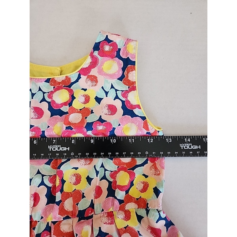 Marmeletta Girls Skater Dress Size 6X Twirly Floral Lined Tulle Easter Occasion - Picture 9 of 14